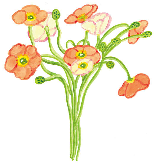 花束_ポピー